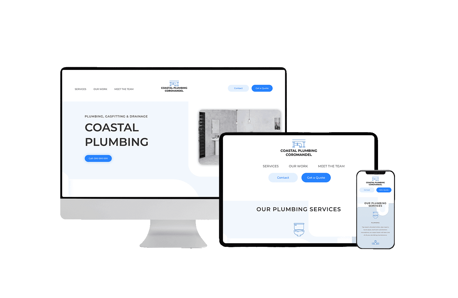 Website Design Plumbing Website